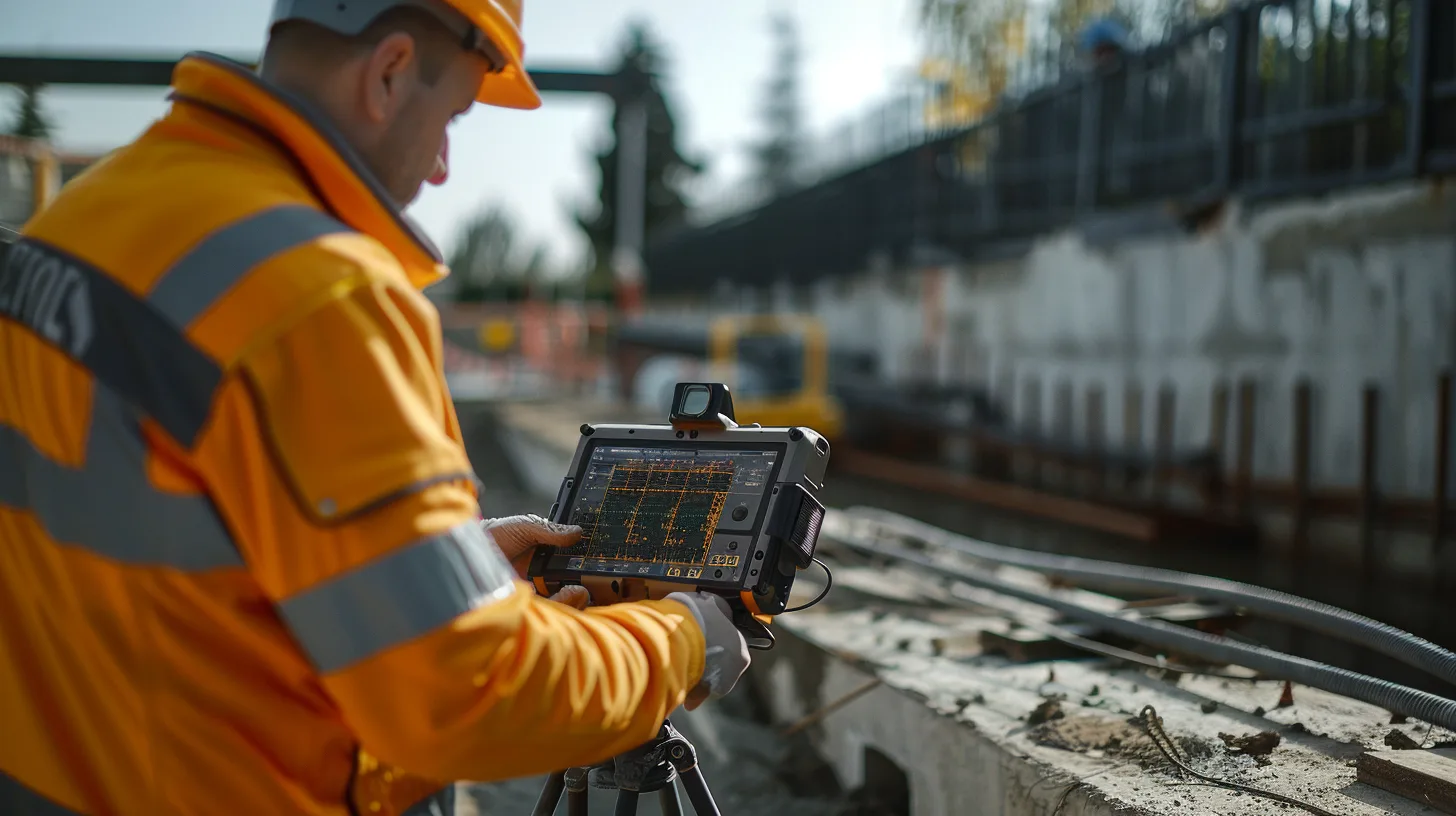 Scanning, betong, underhåll, conscan