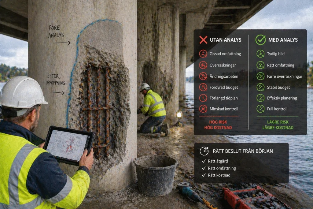 Betong, betongscanning, Conscan