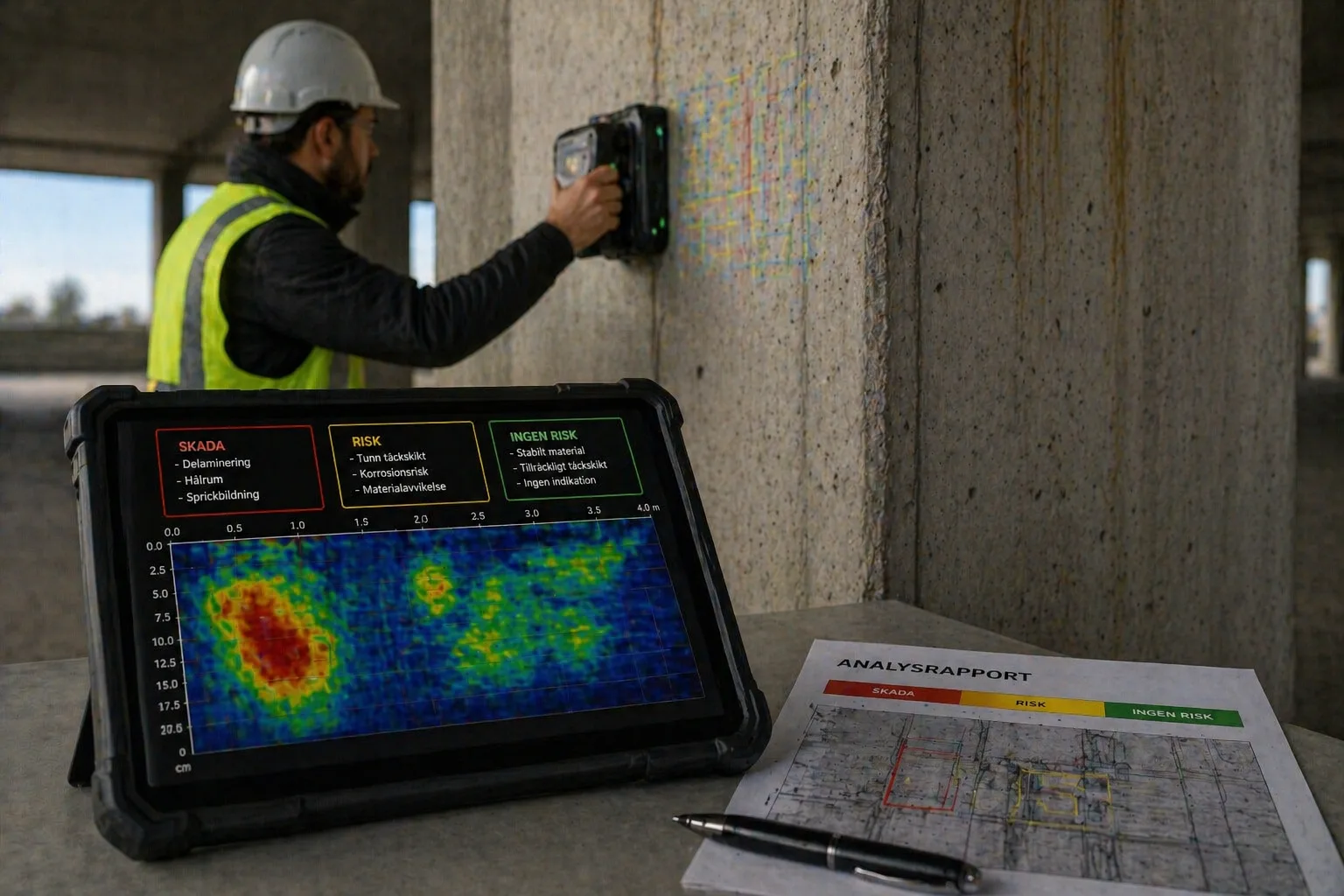 Conscan, Betongscanning, Betong